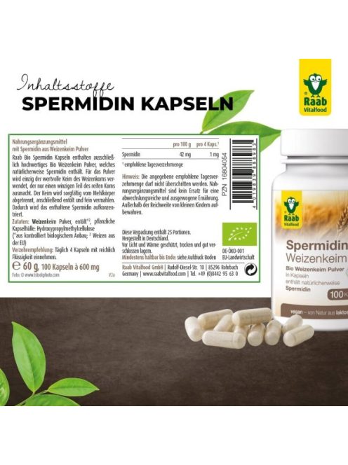 Raab Vitalfood Spermidin kapszula 100 db