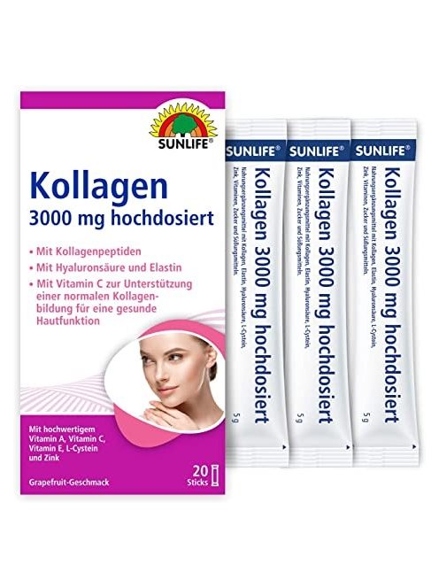 SUNLIFE® Kollagén italpor 3000 mg 