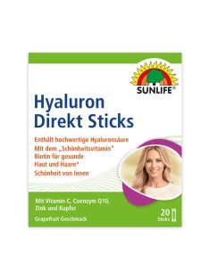   SUNLIFE® Hialuron direkt por tasakban 20 db - grapefruit ízű