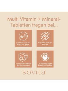 SoVita Multi vitamin + mineral tabletta 100 db