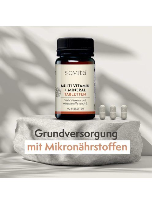 SoVita Multi vitamin + mineral tabletta 100 db