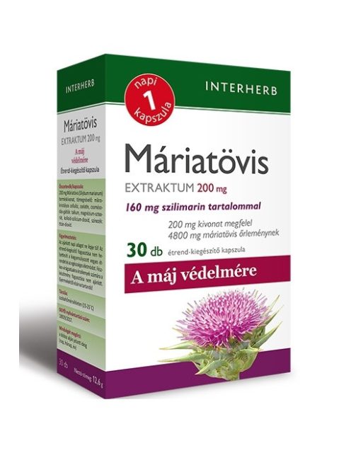 INTERHERB NAPI1 Máriatövis Extraktum kapszula 200 mg 30db