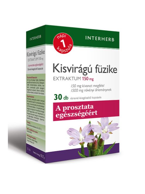 INTERHERB NAPI1 Kisvirágú füzike Extraktum kapszula 150 mg 30db