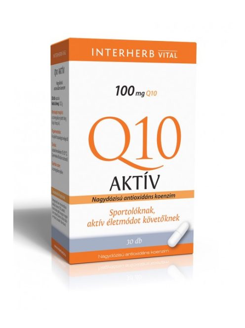INTERHERB VITAL Q10 Aktív kapszula 100 mg 30 db