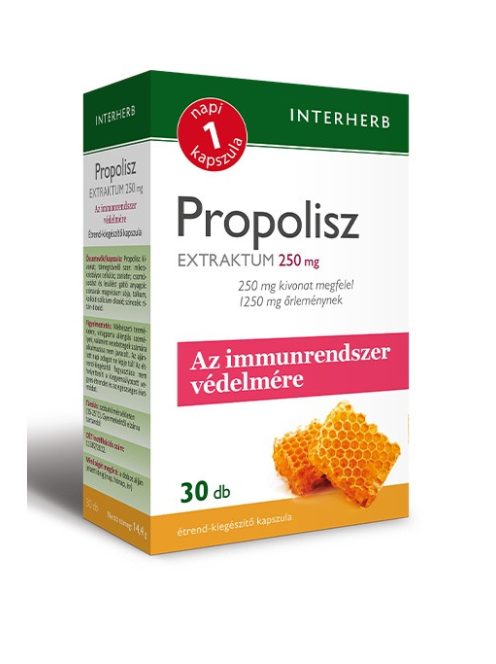 INTERHERB NAPI1 Propolisz Extraktum kapszula 250 mg 30db