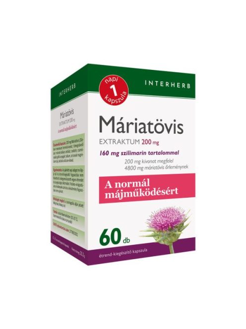 Interherb NAPI1 Máriatövis Extraktum 60 db