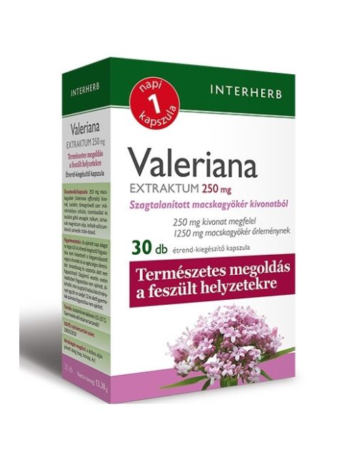 INTERHERB NAPI1 VALERIANA Extraktum 250 mg 30 db