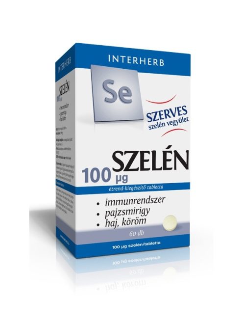 INTERHERB SZERVES Szelén 100 mcg tabletta 60 db