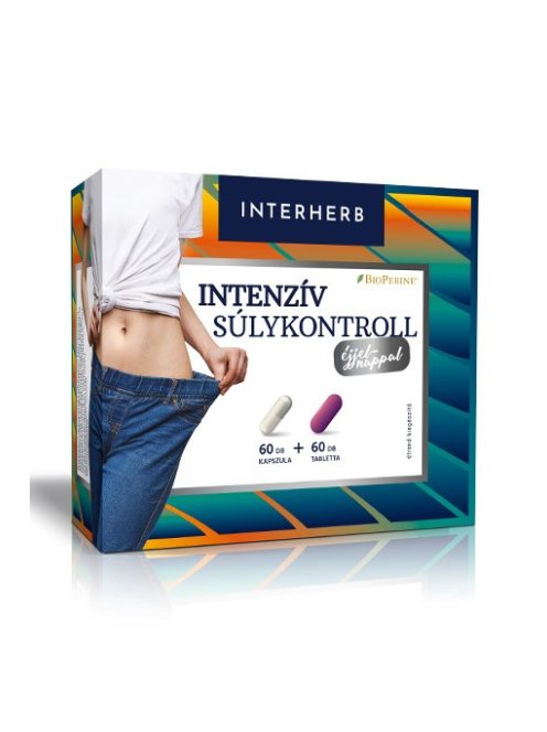 Interherb Intenzív SÚLYKONTROLL 2x60 db fogyókúrás kapszula és tabletta