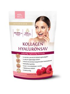   INTERHERB Kollagén & Hyaluronsav italpor Vadmálna ízű 403 g 31 adag