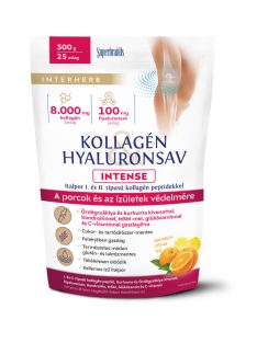   INTERHERB Kollagén & Hyaluronsav italpor INTENSE Narancs-Citrus ízű 300 g